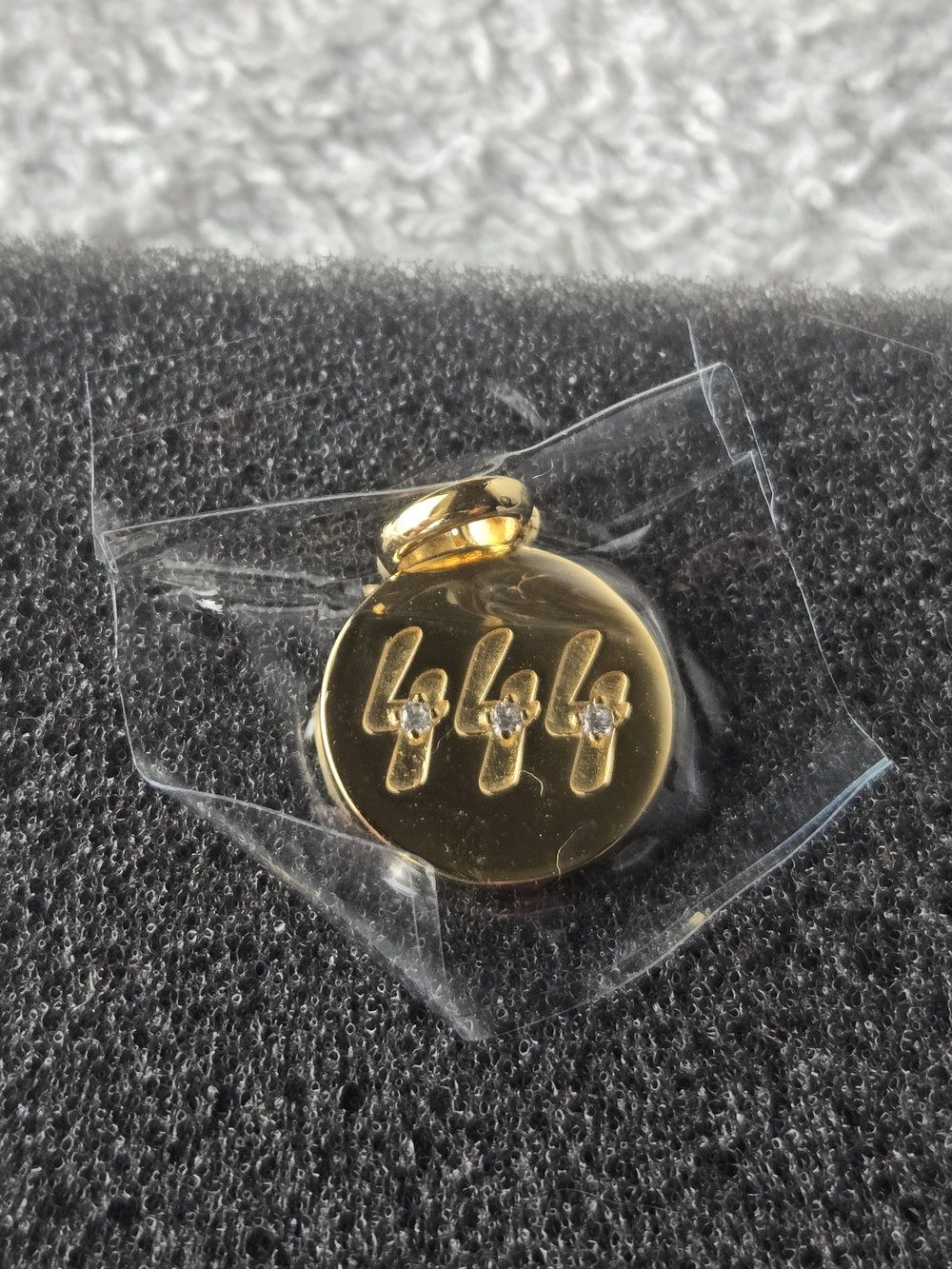 Thomas Sabo 18k Gold Plated 925 Silver "444" Angel Number Charm